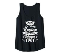 Donna Le Vere Regine Sono Nate a Marzo 1961-65 Anni Regalo Canotta