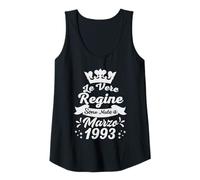 Donna Le Vere Regine Sono Nate a Marzo 1993-33 Anni Regalo Canotta