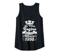 Donna Le Vere Regine Sono Nate a Marzo 1998-28 Anni Regalo Canotta