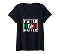Donna Le Vite Italiane contano Maglietta con Collo a V