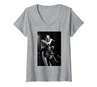 Donna Lega Umana Philip Oakey Crash Tour Synth Pop 1987 Maglietta con Collo a V