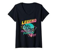 Donna Legend Since February 1940 Maglietta con Collo a V