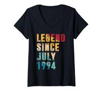 Donna Legend Since July 1994 - Divertente regalo per 31° compleanno Maglietta con Collo a V