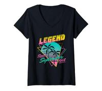 Donna Legend Since September 1948 Maglietta con Collo a V