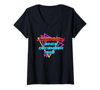Donna Legendary Since December 1940 Maglietta con Collo a V