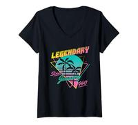 Donna Legendary Since January 1940 Maglietta con Collo a V