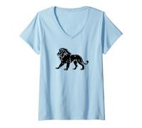 Donna Leon. Animali africani, Maglietta con Collo a V
