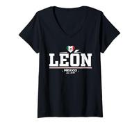 Donna Leon Mexico Maglietta con Collo a V
