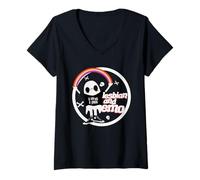 Donna Lesbiche Ed Emo Non Era Un Abbigliamento Fase Maglietta con Collo a V