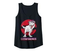 Donna Lesbisaurus Dinosaur Lesbian T-Rex LGBT Lesbian Gay Pride Canotta