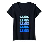 Donna Lewis Maglietta con Collo a V