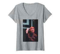Donna Liam Gallagher of Oasis Live At Balloch Castle Scozia Maglietta con Collo a V