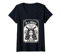 Donna Lilith tee shirt in un mondo pieno di eves be a lilith Maglietta con Collo a V