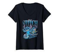 Donna Lilo & Stitch Homage Maglietta con Collo a V