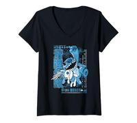 Donna Lilo & Stitch Manga Jump Maglietta con Collo a V