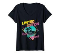 Donna Limited Edition Since April 2002 Maglietta con Collo a V