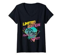 Donna Limited Edition Since April 2017 Maglietta con Collo a V