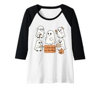 Donna Little Boo on The Way Cute Ghost Gravidanza Rivela Mamma Maglia con Maniche Raglan