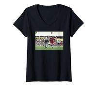 Donna Liverpool Tottenham Spurs John Scales Robbie Fowler - Pallone da Calcio Maglietta con Collo a V