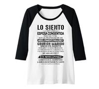 Donna Lo Siento Soy Una Sposa Consentida Nació En Agosto Maglia con Maniche Raglan