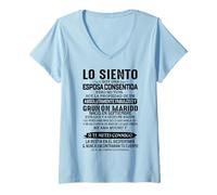 Donna Lo Siento Soy Una Sposa Consentida Nació En Septiembre Maglietta con Collo a V