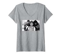 Donna Longpigs Britpop Indie Rock Richard Hawley Andy Willsher Maglietta con Collo a V