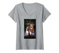 Donna Lucy Lawless Renee O'Connor Xena e Gabrielle Michael Grecco Maglietta con Collo a V