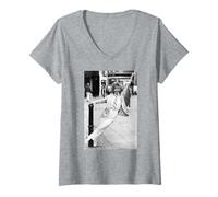 Donna Lulu Musical Theatre Guys & Dolls Cantante Pop 1985 Maglietta con Collo a V