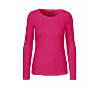 Donna Lunghe Commercio Equo Solidale Bio Cotone Maniche Maglia Girocollo XS-XXL