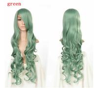 Donna lungo Capelli Ricci Parrucche Cosplay 80cm Palco Festa Accessorio