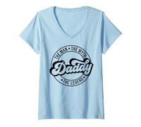 Donna l'Uomo. Il Mito. papà. La Leggenda. Padre papà Dada Luv Maglietta con Collo a V