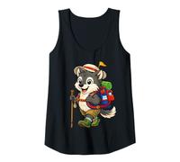 Donna Lupo Zaino in Spalla Montagna Escursionismo all'aperto Animali Canotta