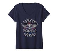 Donna Lynyrd Skynyrd Tour 2012 Design Semplice Uomo Vintage Regali Maglietta con Collo a V