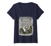 Donna Lynyrd Skynyrd Ultimo di Una Razza Dyin' Southern Country Rock Maglietta con Collo a V