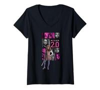 Donna M3GAN 2.0 Killer Collage Maglietta con Collo a V