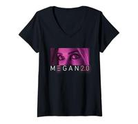 Donna M3GAN 2.0 Target Acquired Maglietta con Collo a V