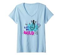 Donna Madagascar Let's Get Wild Marty Vivid Adventure Maglietta con Collo a V