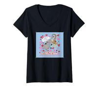 Donna Madagascar Love Fa Girare Il Mondo Maglietta con Collo a V