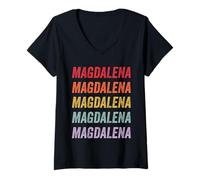 Donna Maddalena Maglietta con Collo a V