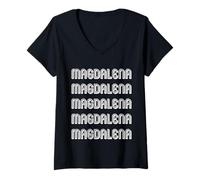 Donna Maddalena Maglietta con Collo a V