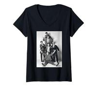 Donna Madness Suggs Ska Pantaloni Larghi di Allan Ballard Maglietta con Collo a V