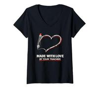 Donna Mady with Love per Sollevamento Pesi con bilanciere Maglietta con Collo a V