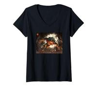Donna Magic: The Gathering Werewolf Ambush in The Dark Forest Maglietta con Collo a V