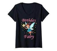 Donna Magico 12° compleanno Fairy Pixie Sprite Girl Bday Age 12 Maglietta con Collo a V