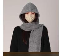 Donna Maglia Sciarpa Cappello Caldo Inverno Orecchio Protettivo Scaldacollo