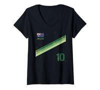 Donna Maglietta Australia Aussi Outback Australiano Down Under Maglietta con Collo a V