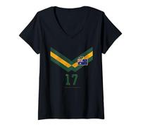 Donna Maglietta Australia Aussi Outback Australiano Down Under Maglietta con Collo a V