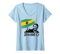 Donna Maglietta Bolsonaro 2026 camiseto do Mito Maglietta con Collo a V