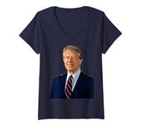 Donna Maglietta Jimmy Carter Maglietta con Collo a V