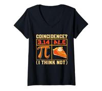 Donna Maglietta Pi Day - 3.14 Math Joke | Divertente regalo per nerd e insegnante Maglietta con Collo a V